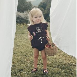 Jamie Kay Macy Playsuit in Fig